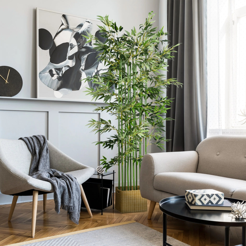 Pianta Artificiale Bamb¨´ ¨C Minimal ¨C Verde 180 cm