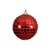 Pallina in foam tessuto rosso d8cm
