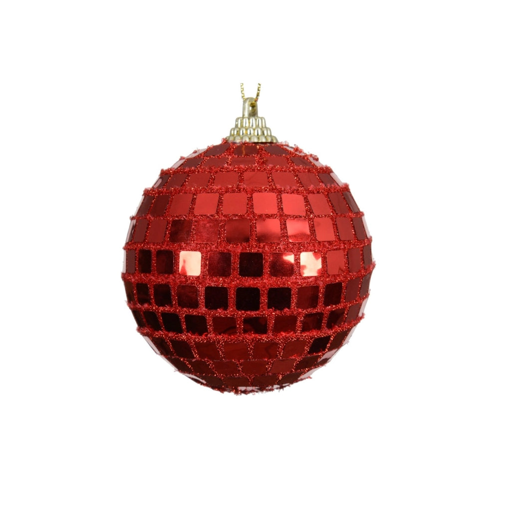 Pallina in foam tessuto rosso d8cm