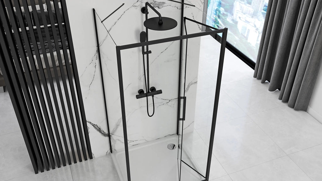 Cabina Doccia A Parete Rapid Fold 100x100