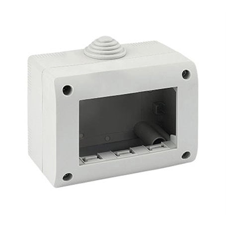 CONTENITORE DA PARETE PER APPARECCHI IP40 'EASY' 3 Posti - EC ELETTROCANALI