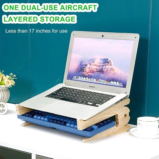 Sostegno per Laptop, Antiscivolo - Supporto per Laptop, Elevatore Ergonomico Kit Hobby