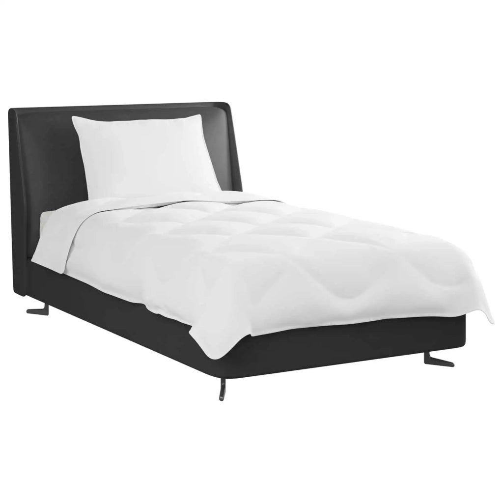 Duvet Estivo con cuscino 2 pcs Bianco Microfibra 3376446