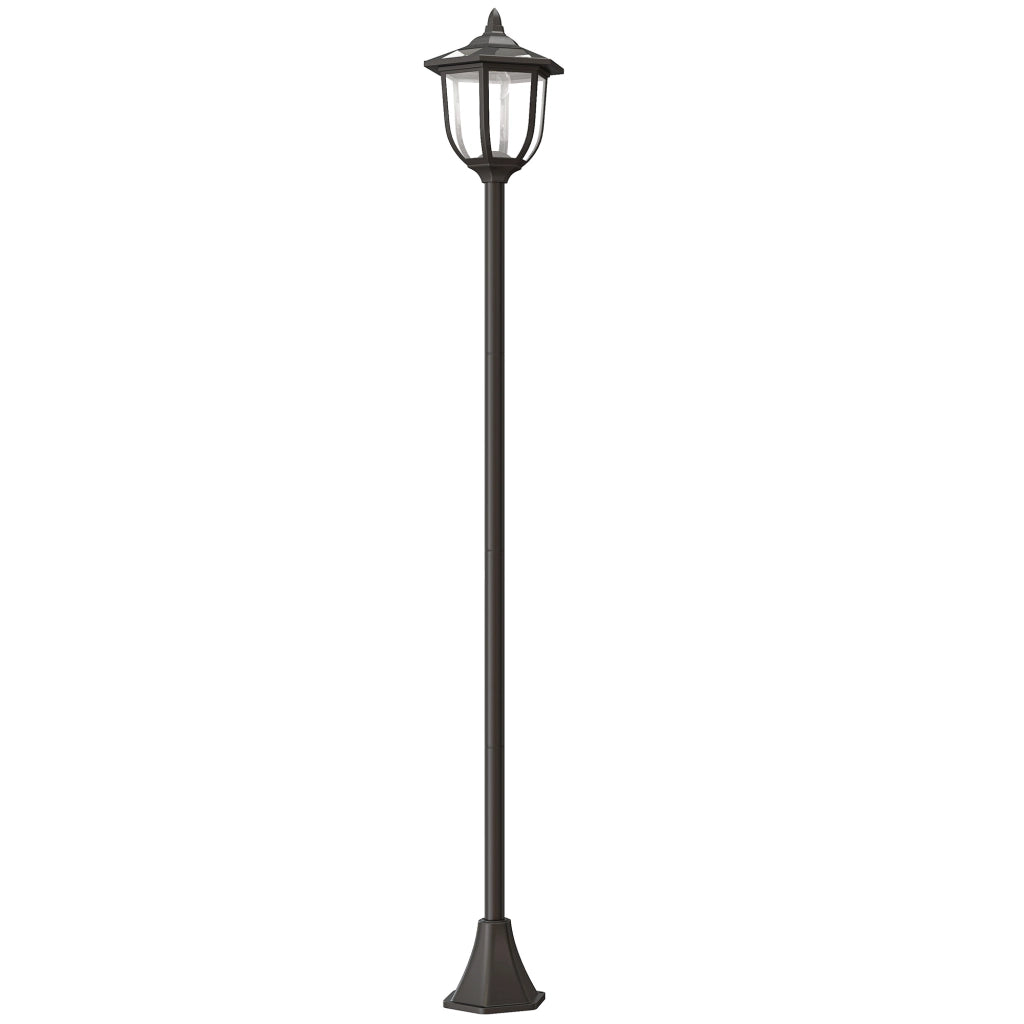 Lampada Solare da Giardino ¨C Minimal ¨C Nero 26,5x177 cm