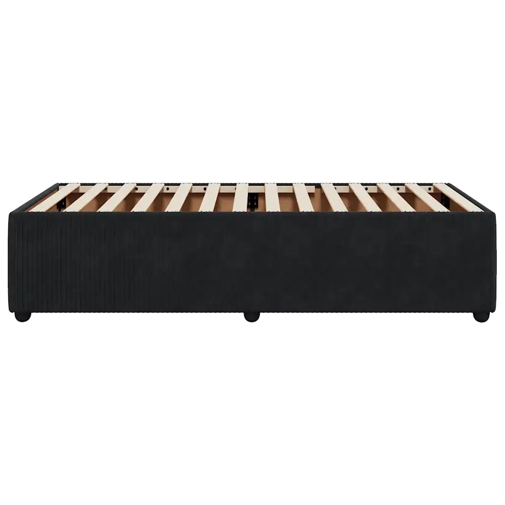 Giroletto Nero 90x190 cm in Velluto