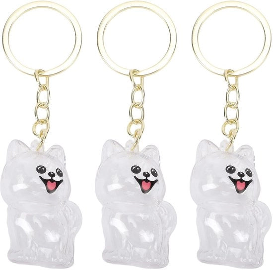 Sostegno chiave per animali domestici 3 pezzi - Sostegno chiave commemorativo - Amanti degli animali - Oggetto da ricordo - Leggero - Sicuro con chiusura rapida - Sostegno chiave da ricordo