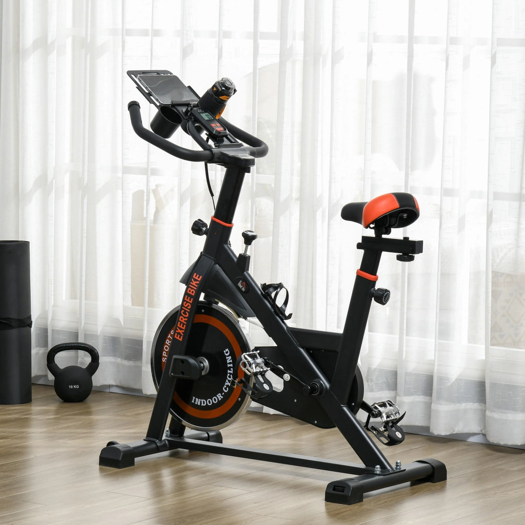 Bicicletta da Fitness ¨C Minimal ¨C Nero e Rosso