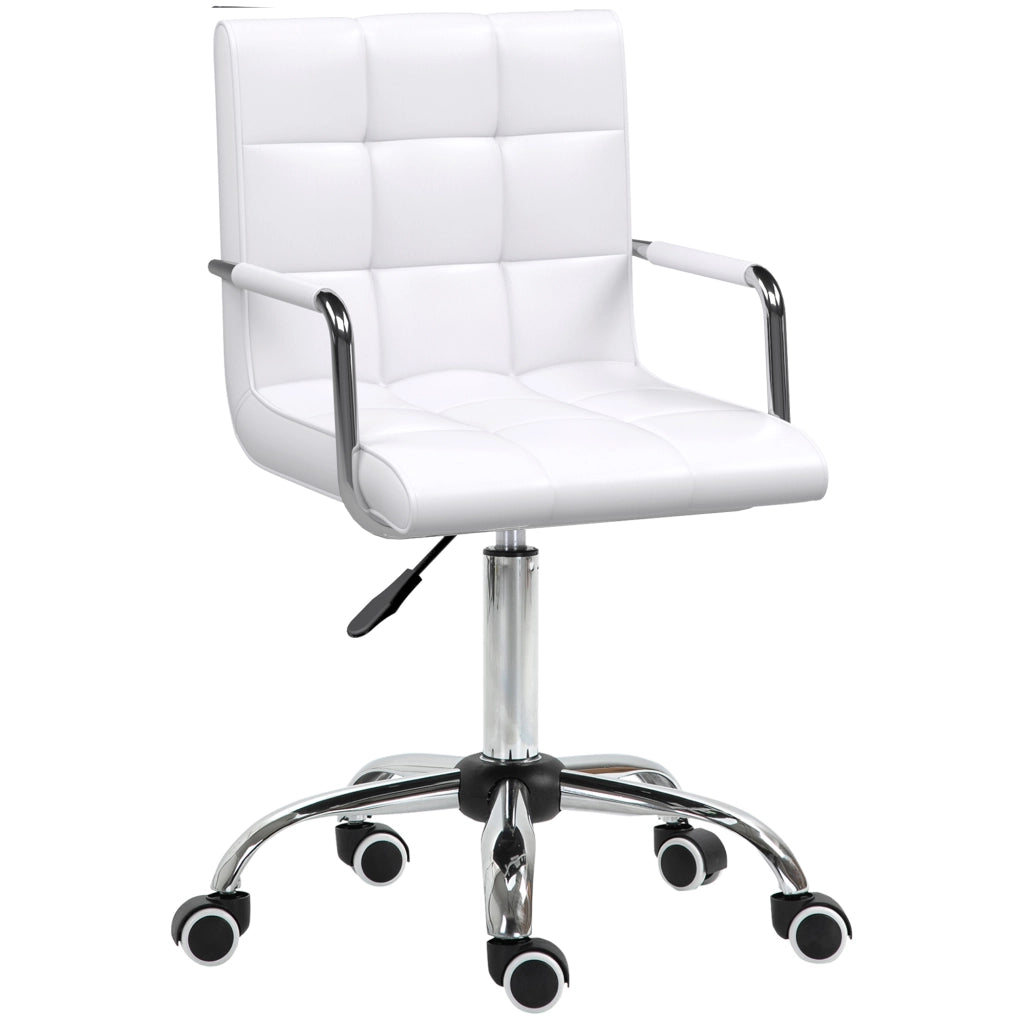 Sedia da ufficio retr¨° ¨C Minimal ¨C bianco 52,5x54x99 cm