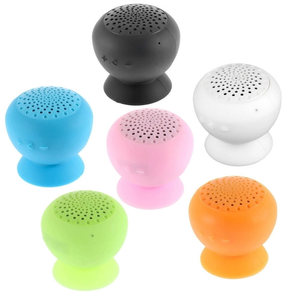 Trade Shop - Mini Cassa Amplificata Ventosa Bluetooth Sound Impermeabile Altoparlante Speaker -