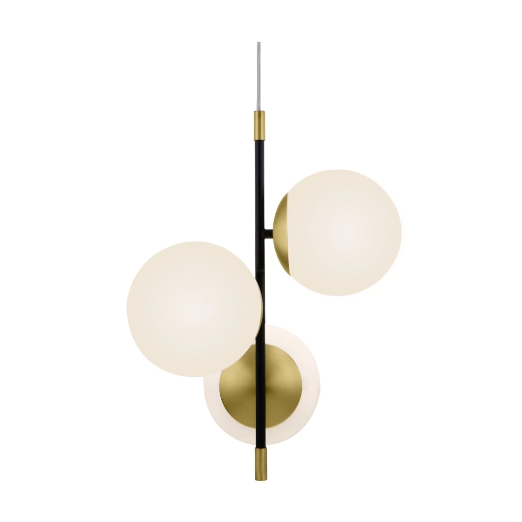 Lampada sospensione Maytoni Nostalgia 3 luci ottone MOD048PL-03G