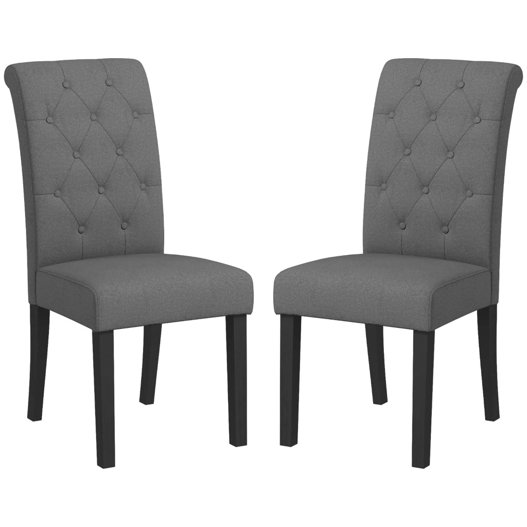 Sedia da pranzo ¨C Minimal ¨C grigio scuro legno 47x61x101 cm