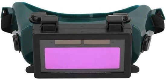 Protezione Oculare Automatica con Funzione di Verdustimento - Risparmio Energetico con Energia Solare - Protezione per il Lavoro - Visiera Regolabile - Leggerezza e Comfort di Portata - Protezione Laser