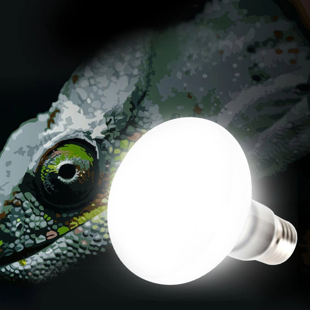Trade Shop - Lampada Giorno Rettili Tartarughe Terrario 50w Animali Luce Solare Raggi Uva Uvb -