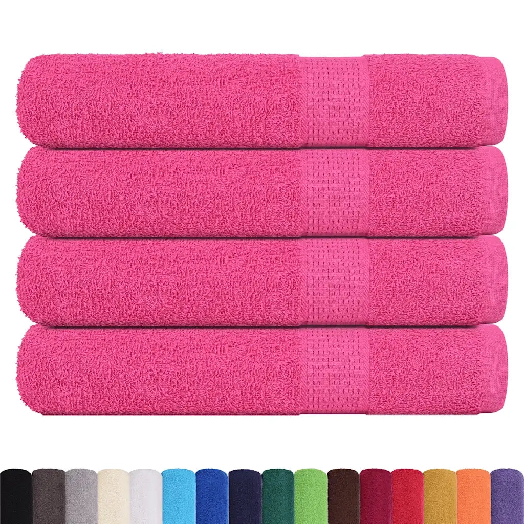 Asciugamani per sauna FROGN 4 pezzi Rosa 80x200 cm 360 g/m2