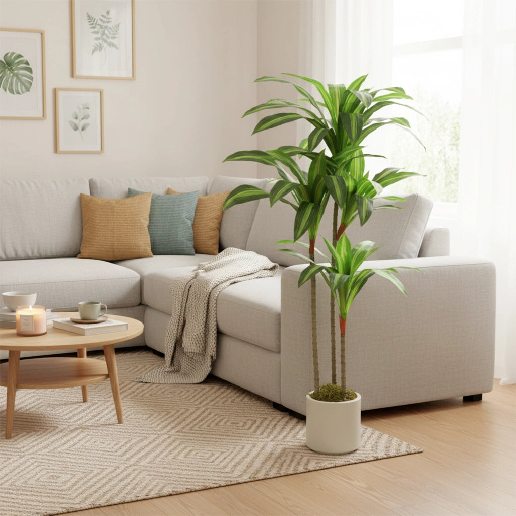 Pianta Artificiale Dracena ¨C Xylo ¨C Verde PEVA 60x40x120 cm