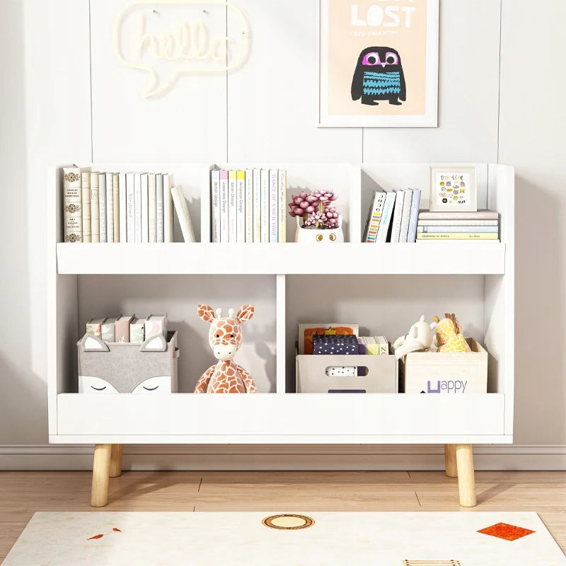 Libreria Bianca 60x25x80 cm Ideale per Ogni Ambiente