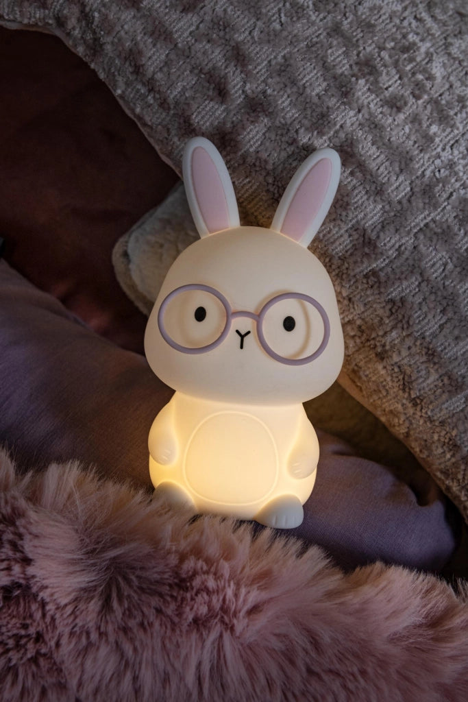 Lampada notturna LED coniglio bianca PINCHA RABBIT Lucide