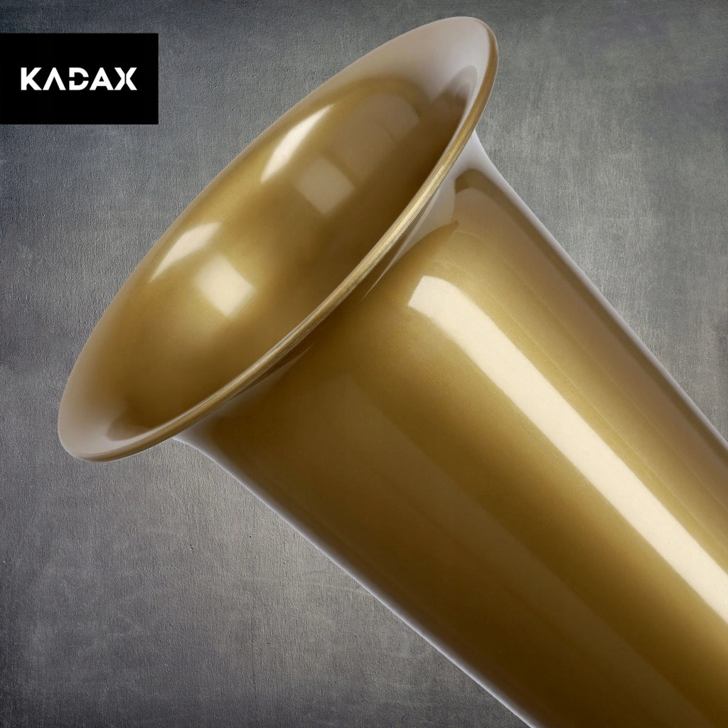 Vaso KADAX Bottiglia per Cimitero Lapide 35cm Lapide per Fiori Oro