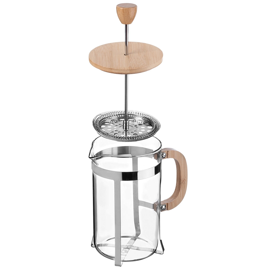Infusore per tisane e caffè KADAX, con pistone, caraffa in vetro e filtro, 800 ml.