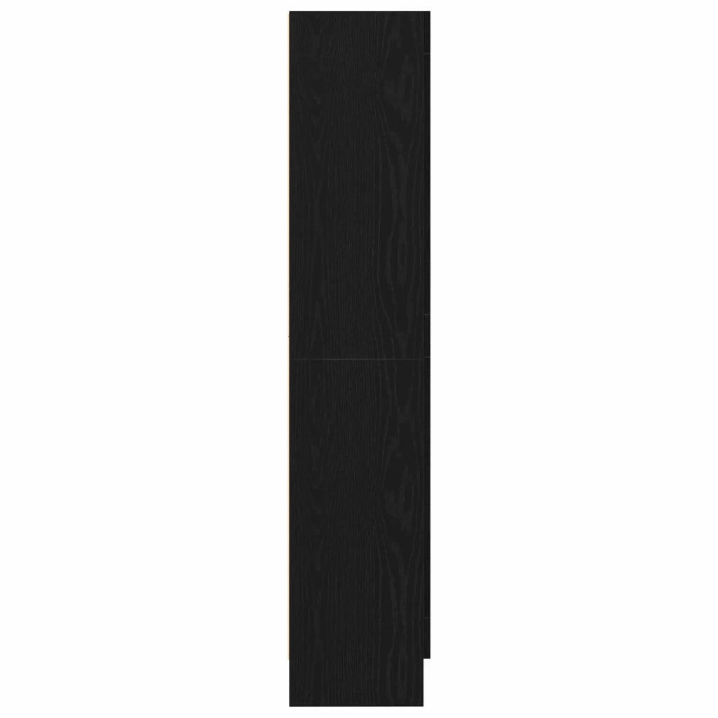 Armadio per Libri Rovere Nero 82,5 x 30,5 x 150 cm 3329276