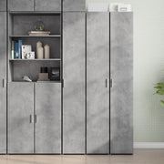 Credenza Grigio Cemento 30x42,5x185 cm in Legno Ingegnerizzato 3281395