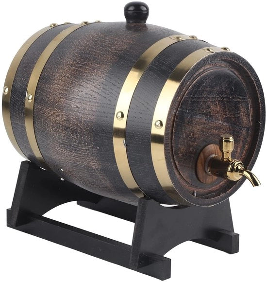 Cassetta per vino retro decorata - Cassetta per cognac - Cassetta per tequila - Cassetta per whisky