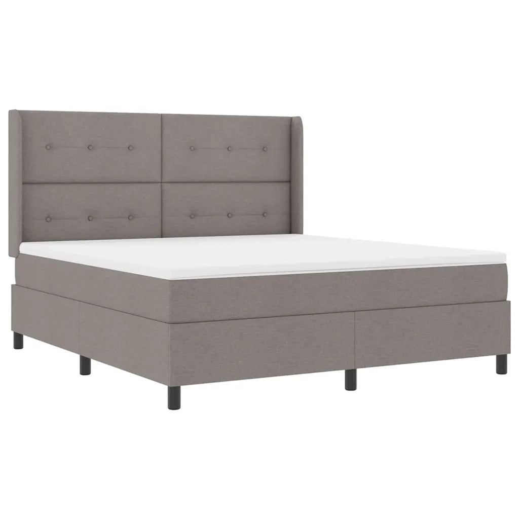 Letto a Sorgente LED con materasso Talpa 180 x 200 cm Tessuto