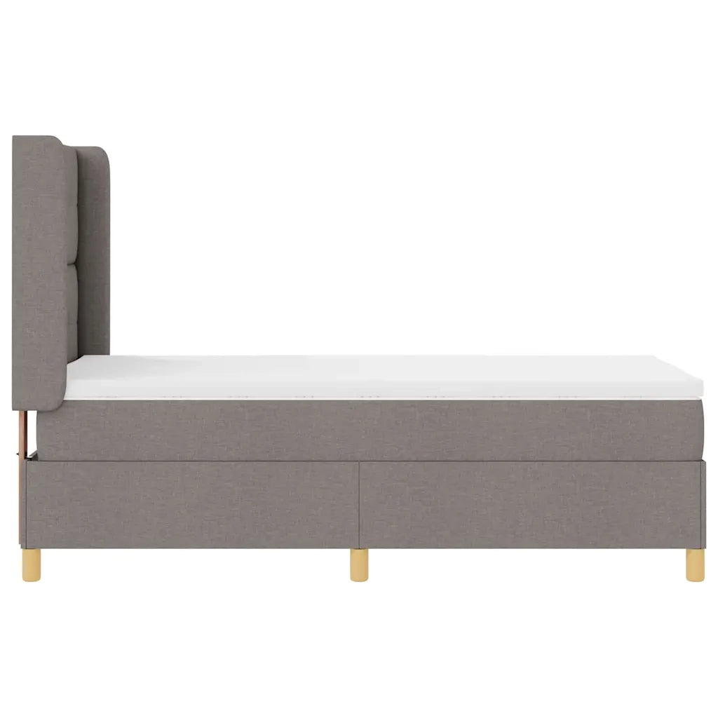 Letto a molle con strisce LED Talpa 90 x 190 cm Tessuto 3343669