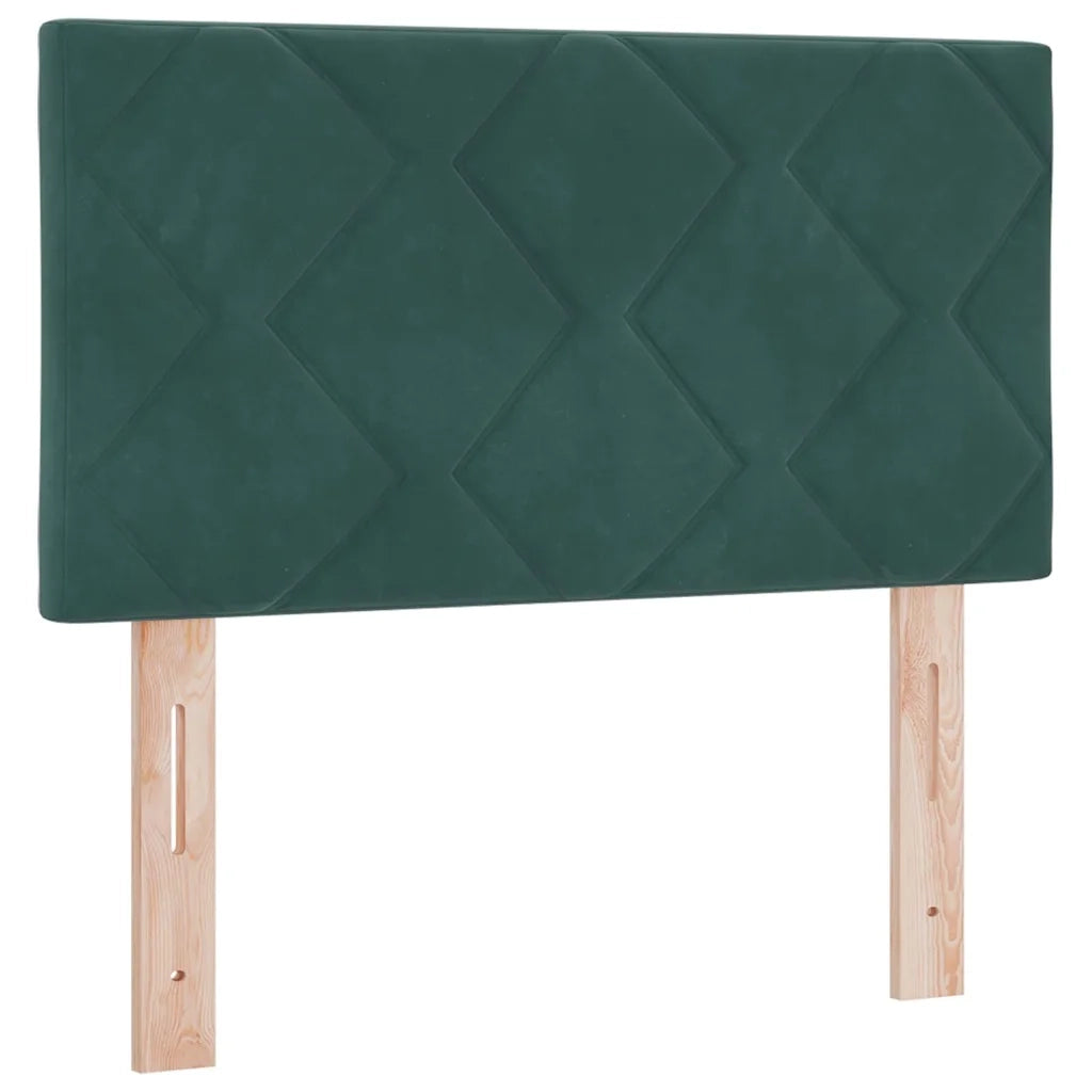 Testiera LED Verde Scuro 80 cm Velluto 3338184