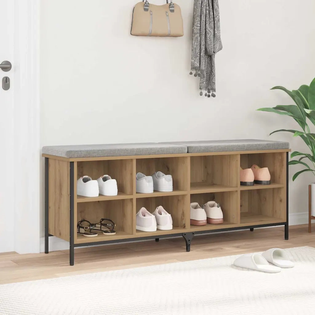 Scarpiera | Mobile per scarpe Rovere artigianale 131 x 35 x 50 cm