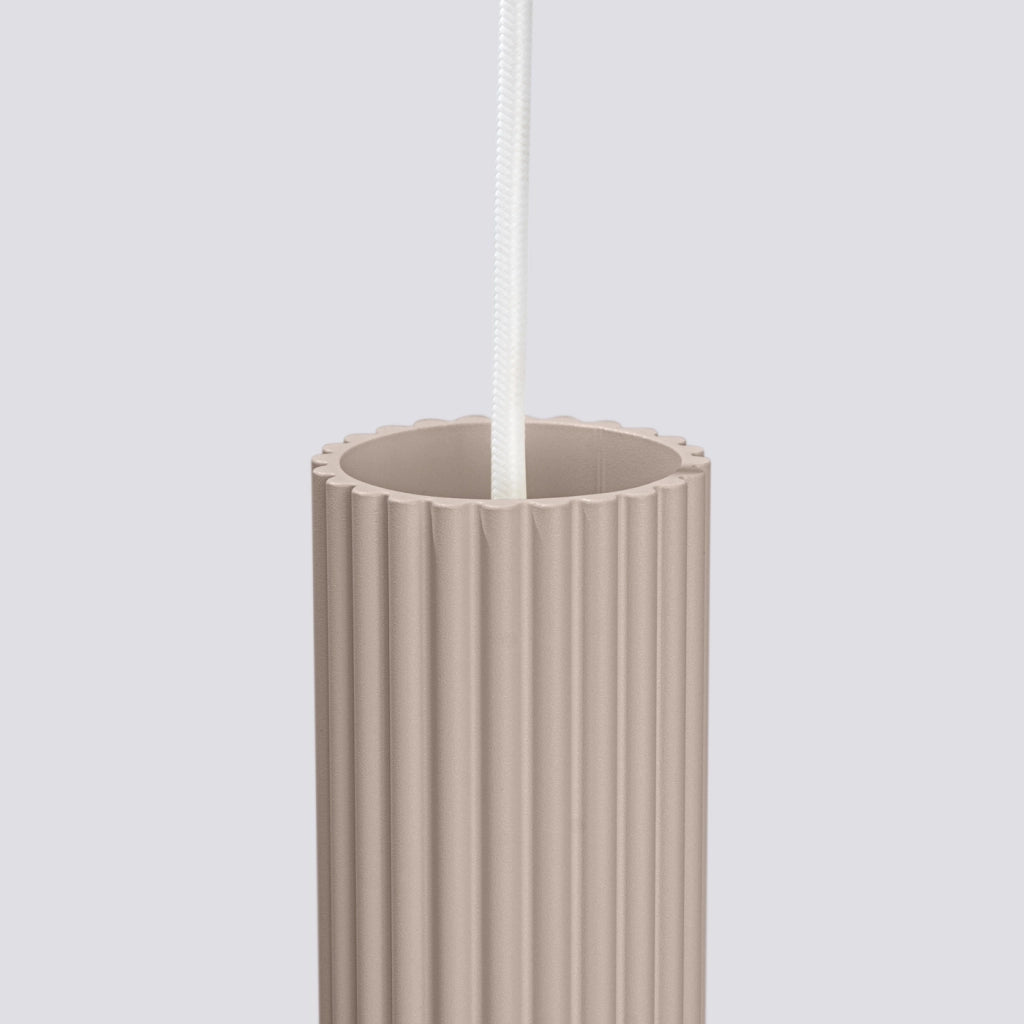 Lampada a sospensione KARBON 3P taupe