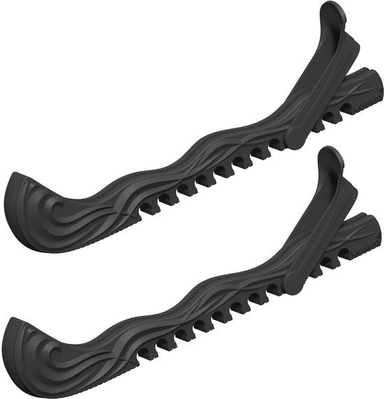 Schaatsbeschermatori con chiusura regolabile - Protezione per pattini Noren - Protezione per pattini pattinaggio artistico - Protezione per pattini hockey su ghiaccio - Disegno antiscivolo - Massimo 27 cm/10,6 pollici - Protezione pattinatrice