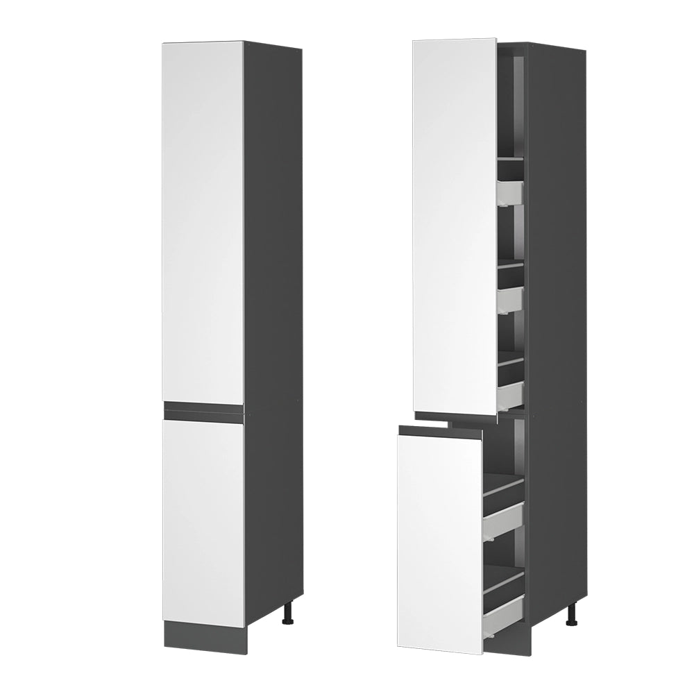 Vicco Mobile alto Bianco 30 cm Forma a J