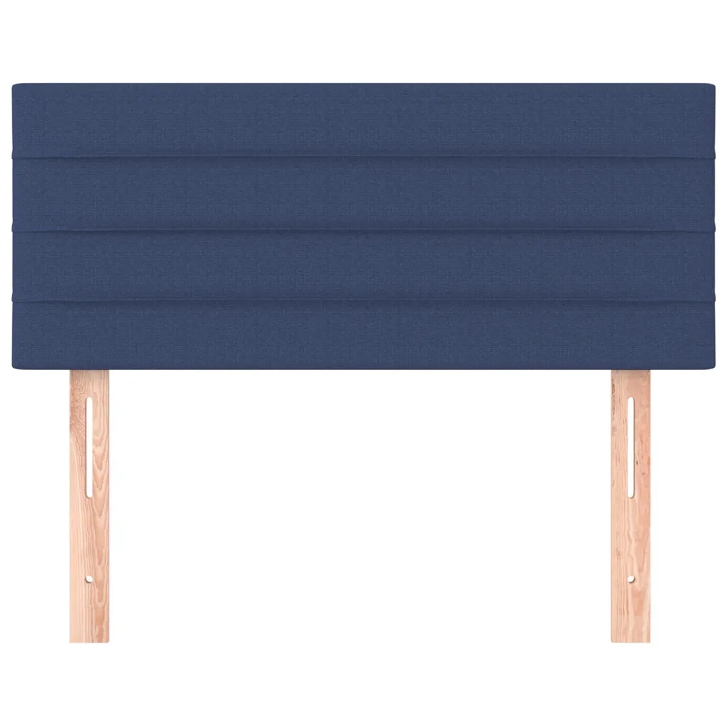 Testiera | Testata Blu 100x5x78/88 cm in Tessuto