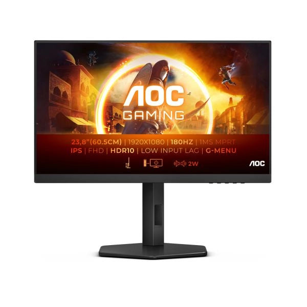 Aoc 24g4x monitor pc 60,5 cm (23.8") 1920 x 1080 pixel full hd lcd nero