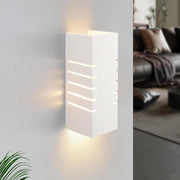 ZMH Applique da parete per interni luce bianca E14 per scale in gesso per corridoio