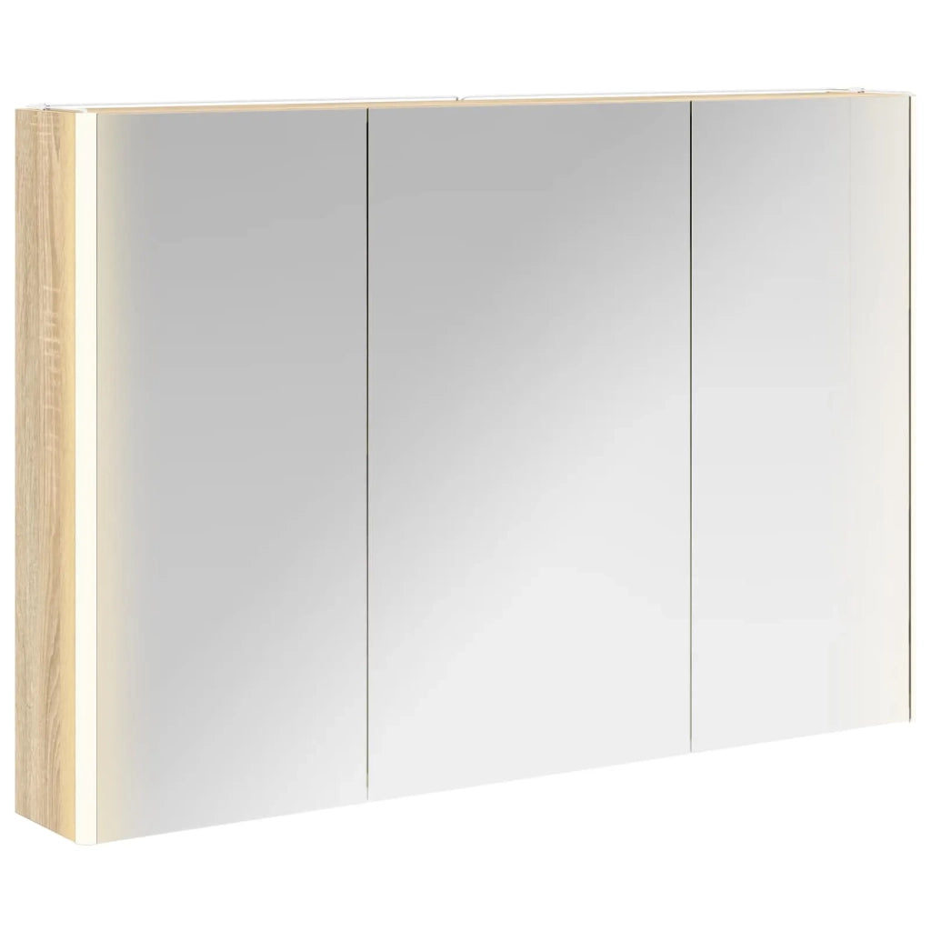 Mobiletto per specchio da bagno Rovere Sonoma 889273