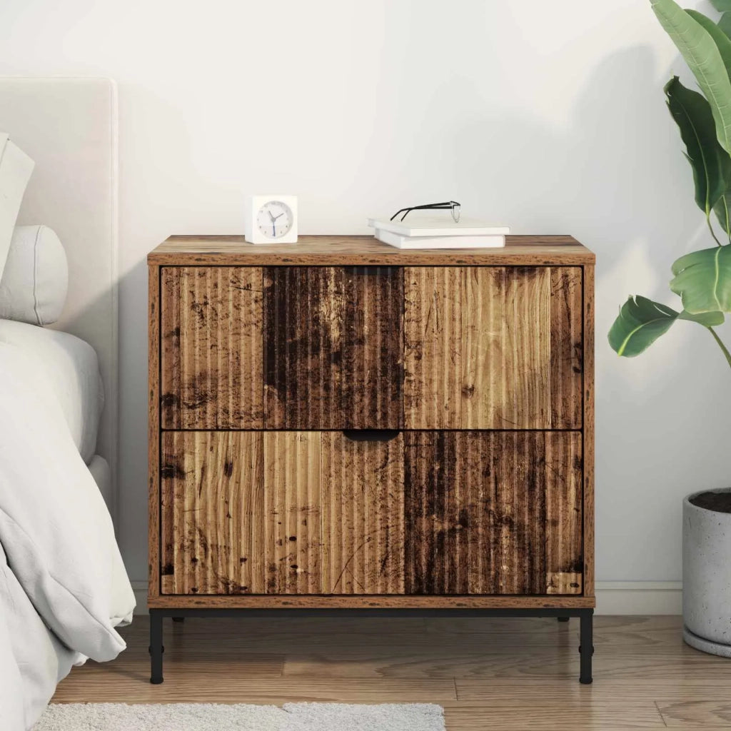 Comodino Legno vecchio 63.5 x 36 x 61 cm Legno multistrato 883472
