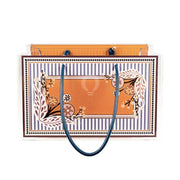 SHOPPER MEDIA CHARLOTTE IN CRISTALLO ACRILICO TRASPARENTE E CON DECORO SVEVA