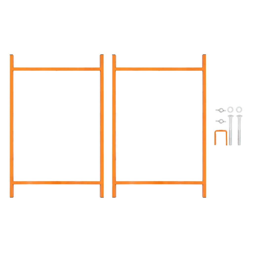 Cavalletti x2 + Supporti Tavola Malta x3 75cm Acciaio Heavy Duty