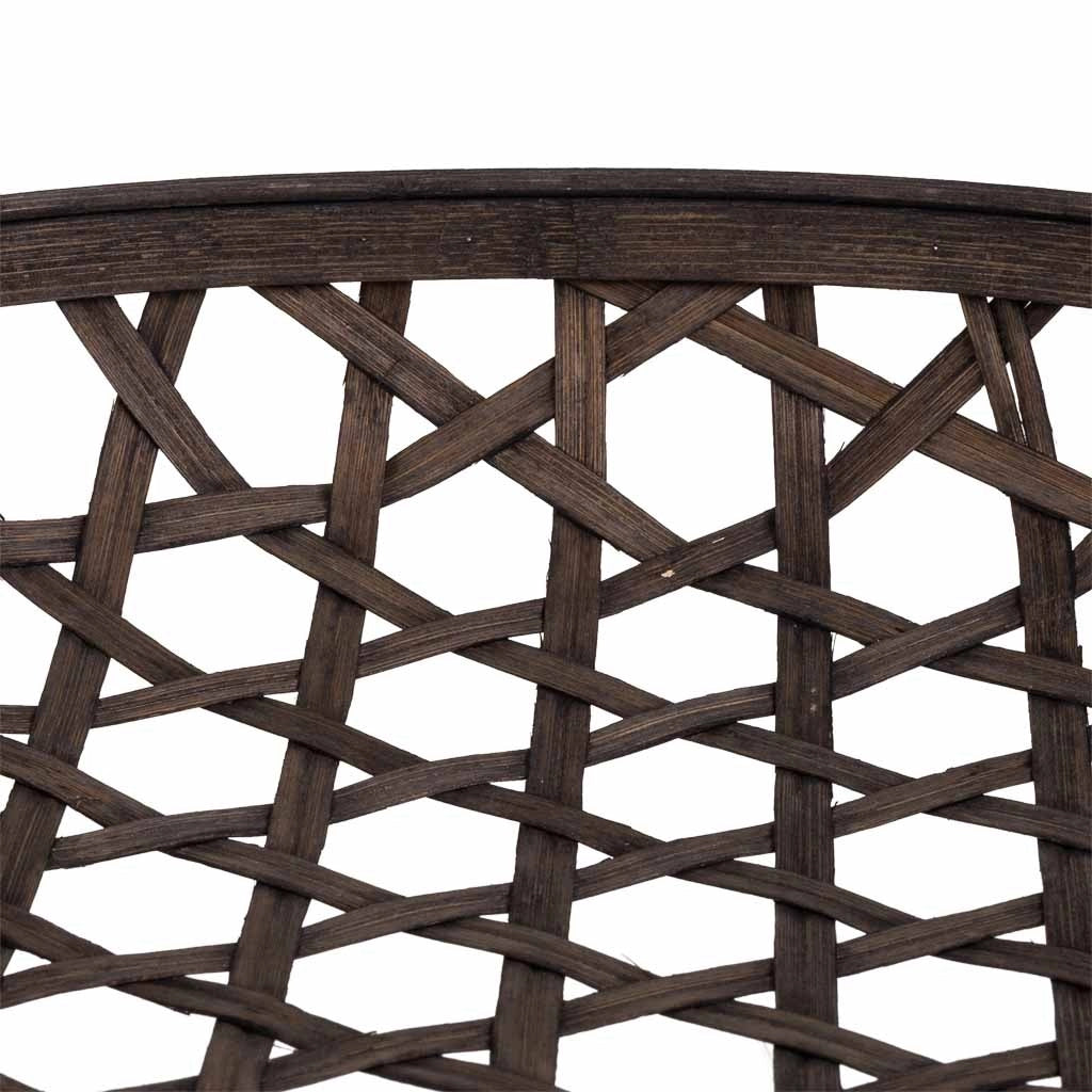 Vassoio in bambù marrone d41x7h
