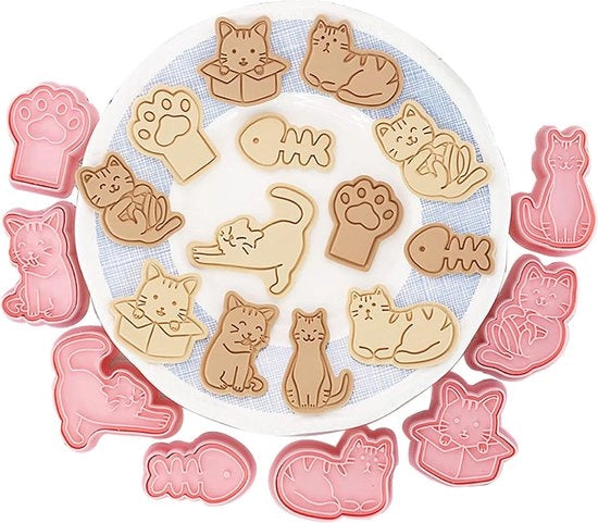 Forme per biscotti in acciaio inossidabile, verniciato, cotto