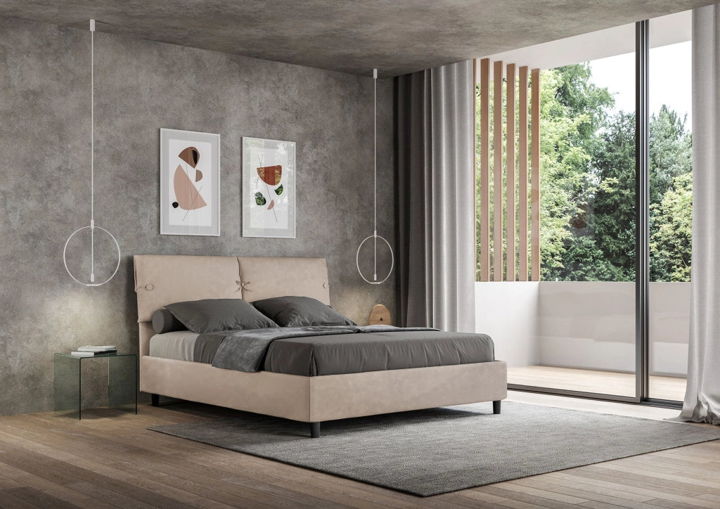 Letto Matrimoniale 160x190 cm Senza Rete Sleeper Sabbia
