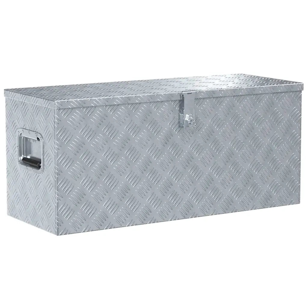 Cassetta in Alluminio 90,5x35x40 cm Argento 142940