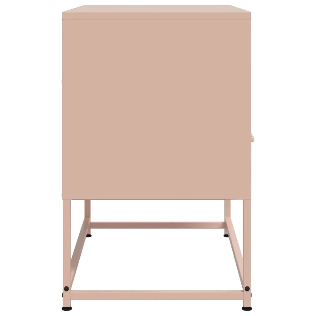 Mobile TV Rosa 68x39x60,5 cm in Acciaio 846549