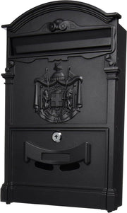 Residenza postino 26x9x41 nero - grande capacità