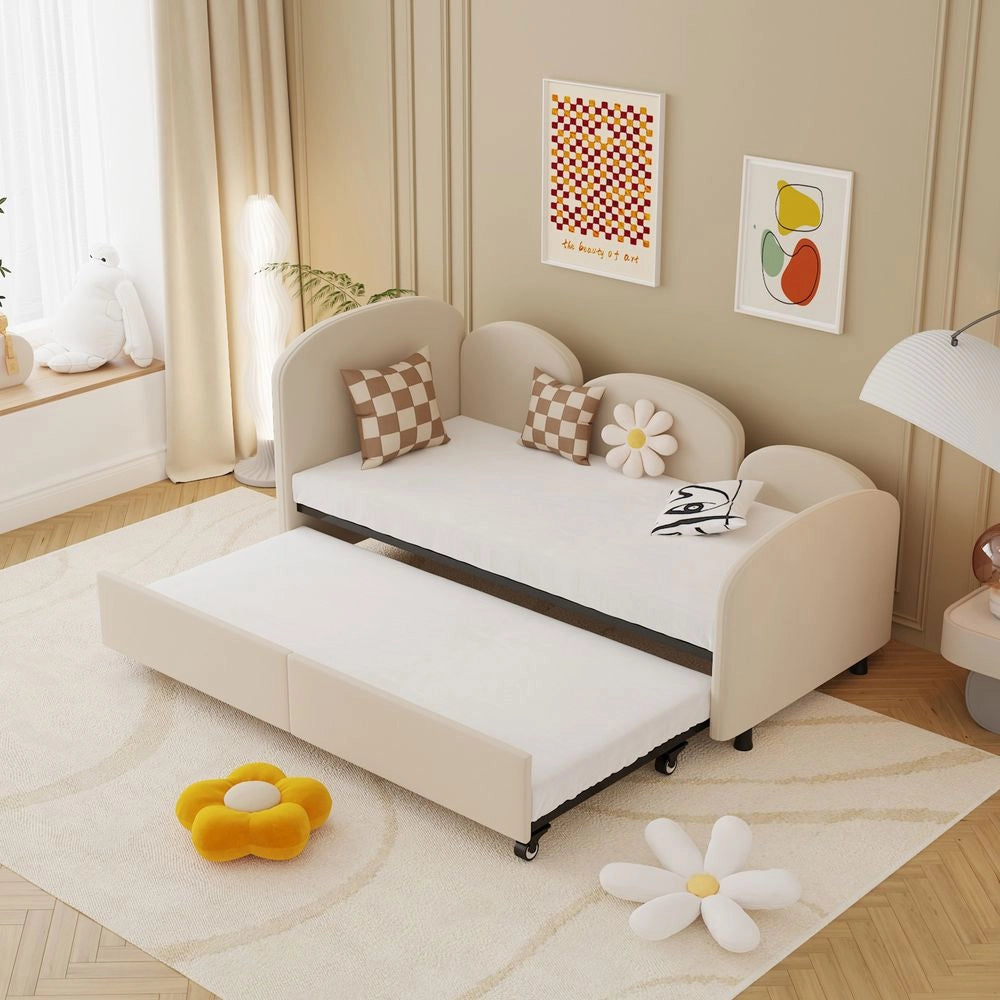 Divano letto SOFTSEA - Xylo - velluto, cassetti, moderno per camera