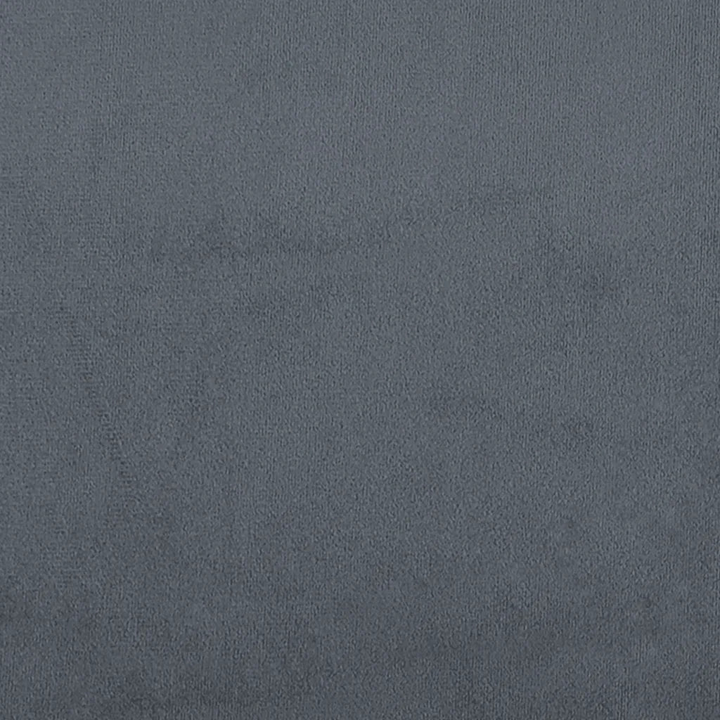Divano a 2 Posti grigio scuro 160x78x84 cm in Velluto 4105011