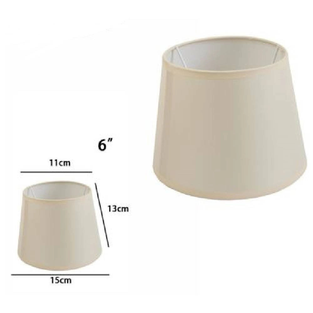 Trade Shop - Paralume Conico Cilindro Cappello Ricambio Per Lampada E Applique In Tessuto Tnt -