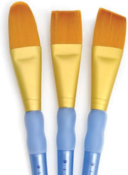 Set di pennelli vari per crafting - Oro (Pacco di 3)